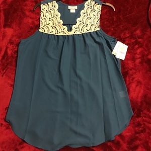 Woman’s sleeveless blouse