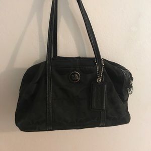 Black coach purse