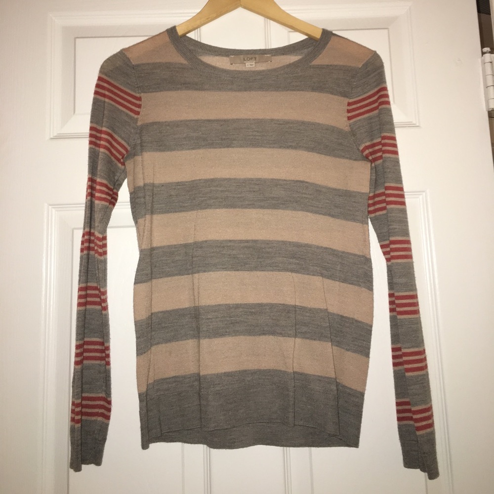 Long sleeve striped LOFT shirt
