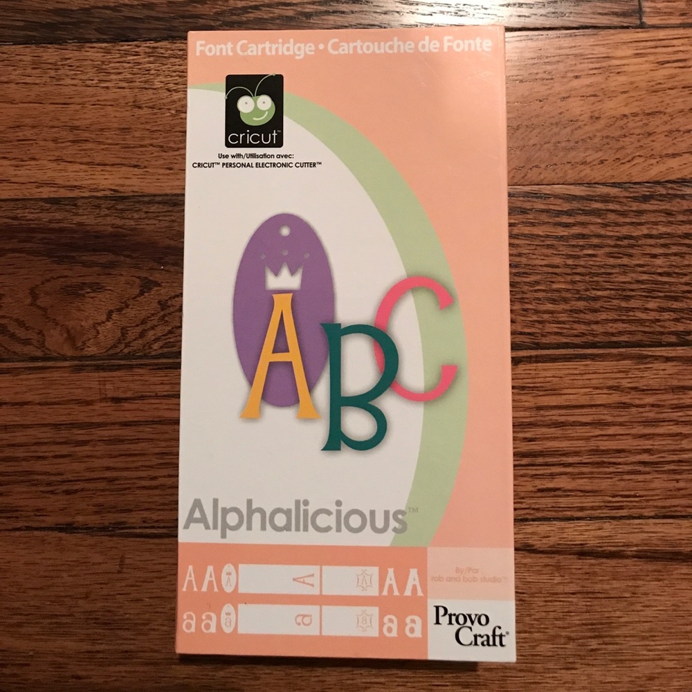 Cricut Alphalicious font. Works on all circuit