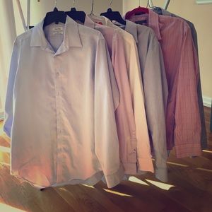 Group of men's dress shirts buy sep. or together!