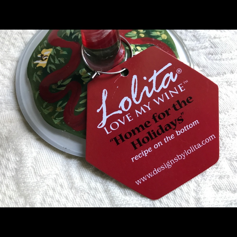 Lolita Hand Painted Wine Glass