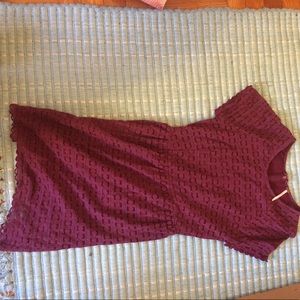 Purple lace Free People dress