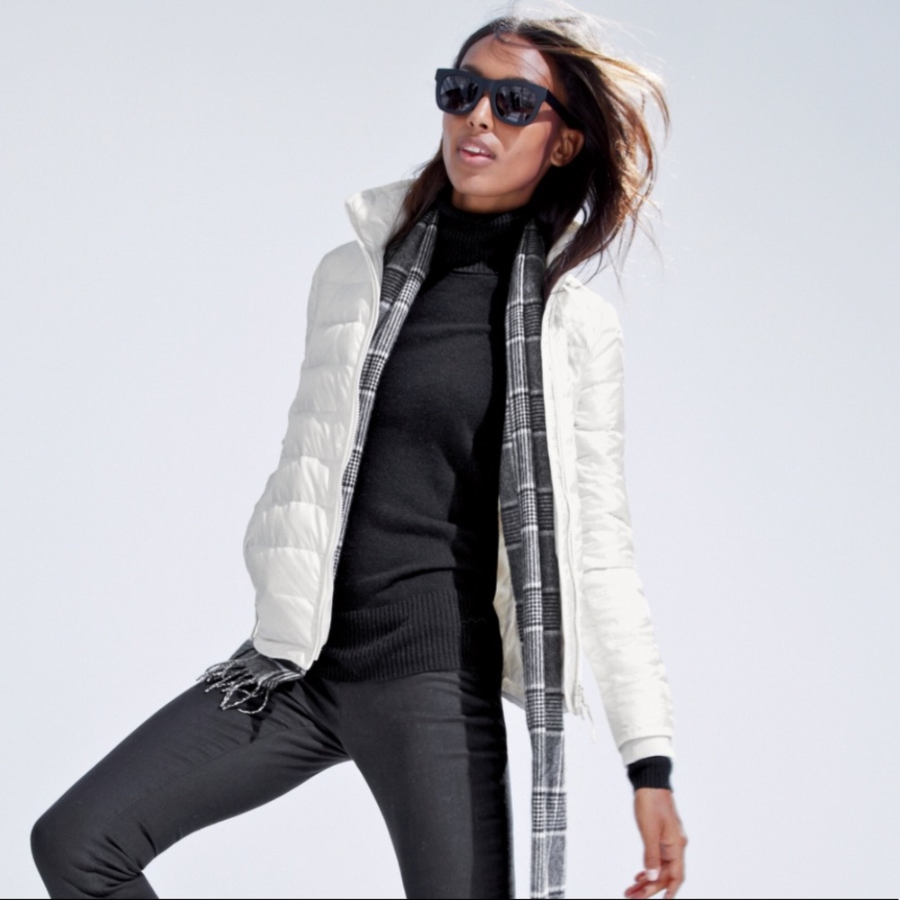 J. Crew Women's Lightweight Puffer Jacket size M