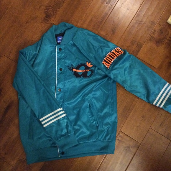 adidas originals bomber jacket with patches