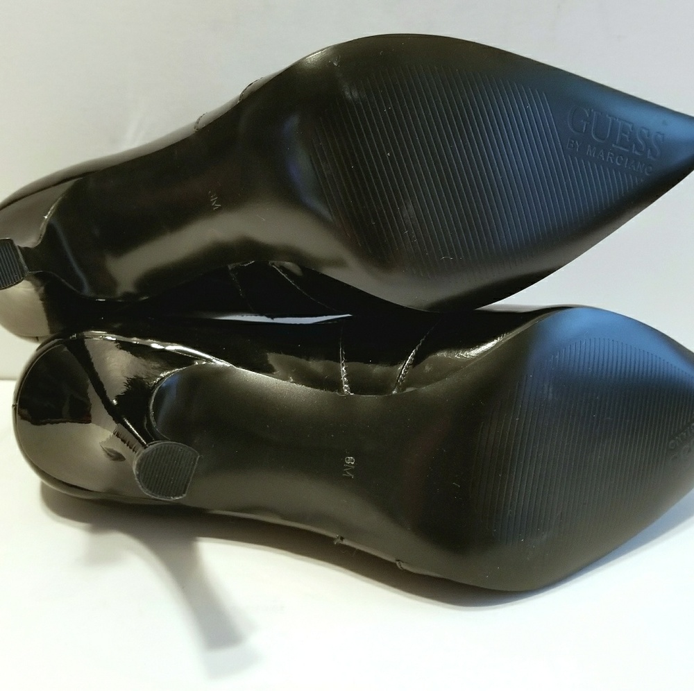 Guess by Marciano Ankle Booties Black Patent 8M - Picture 6 of 6