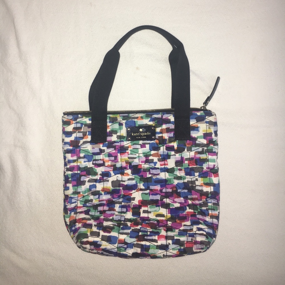 Multicolored Quilted Kate Spade handbag