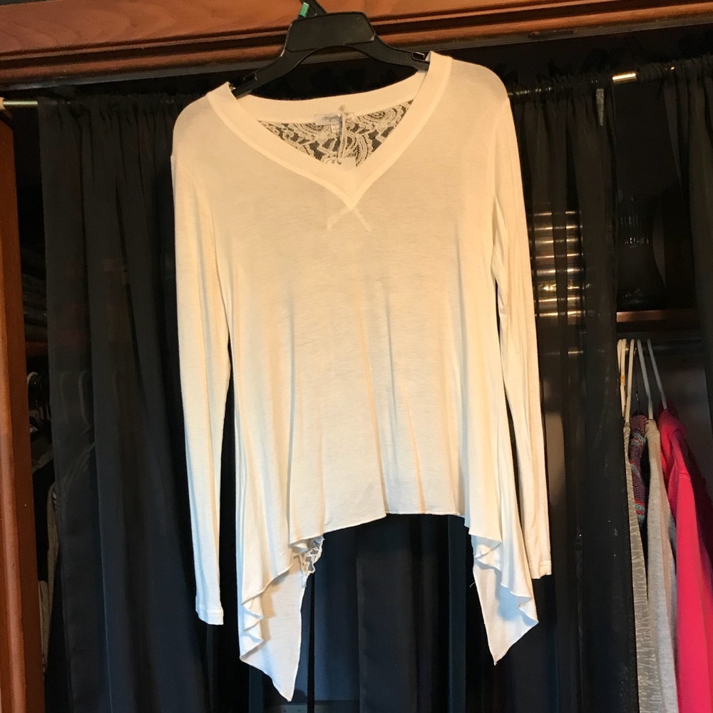 Classy long sleeve white shirt