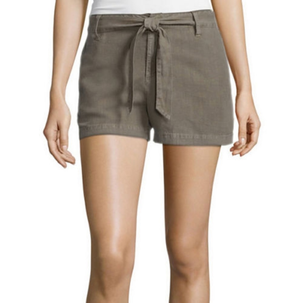 a.n.a. Shorts ~ NEW WOVEN BELTED SHORTS
