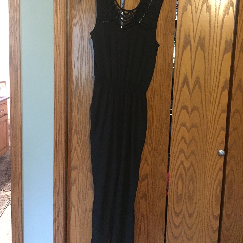 Black dressy jumpsuit