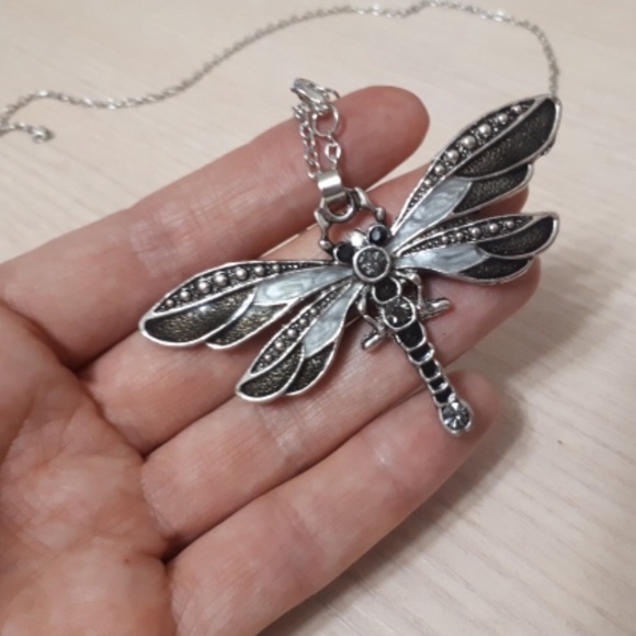 Purple Dragonfly Necklace - Picture 2 of 2