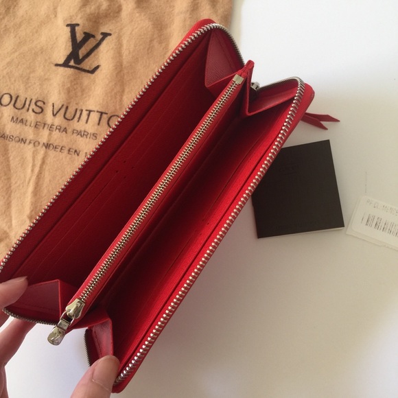 🎄SALE Auth LV Epi Clemence Wallet Coquelicot Red - Picture 5 of 8