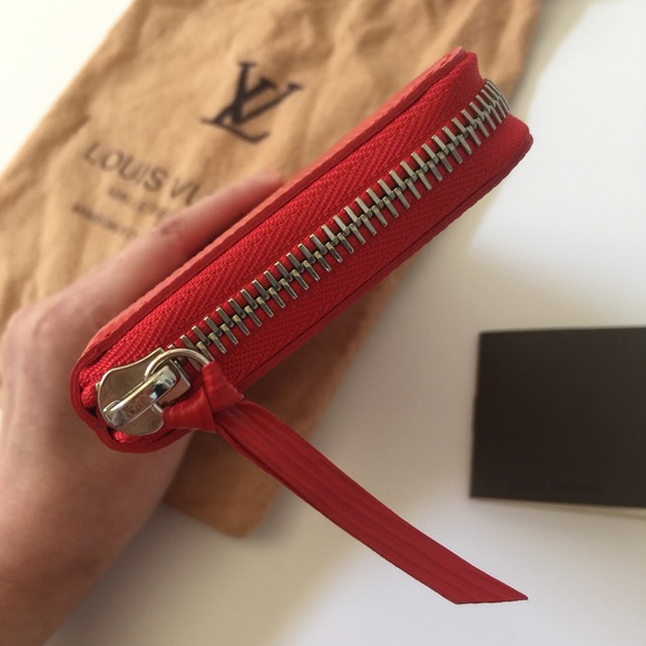🎄SALE Auth LV Epi Clemence Wallet Coquelicot Red - Picture 3 of 8