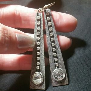 $12 blingy triangle dangles