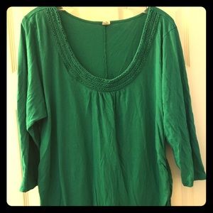 Old Navy XXL Maternity Dark Teal Shirt