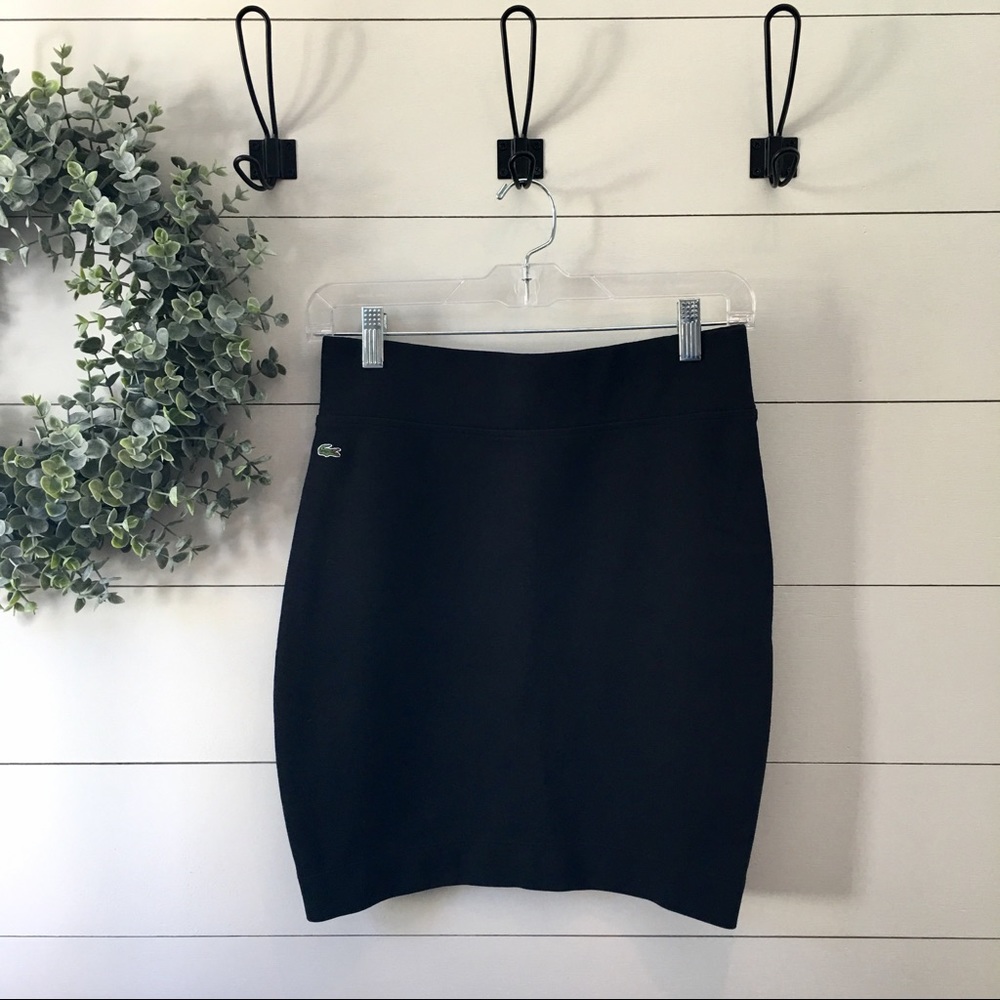 Lacoste Black Fitted Skirt