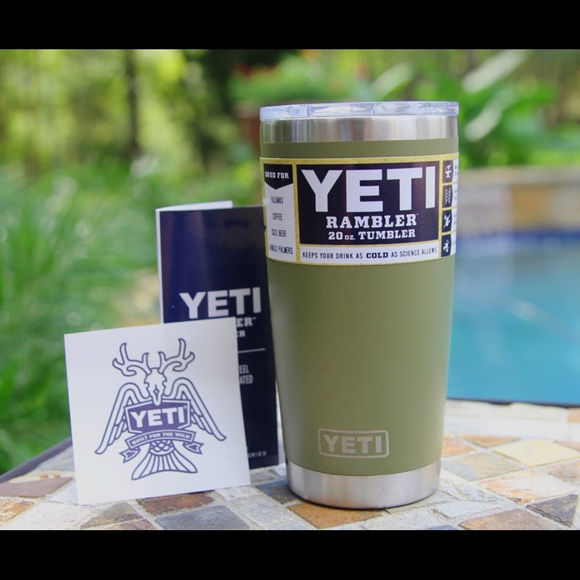 yeti 20 oz tumbler olive green