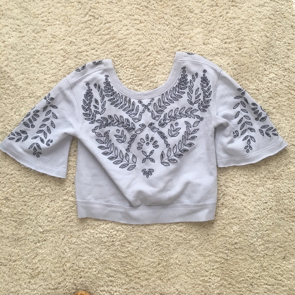 Free People Purple Crop