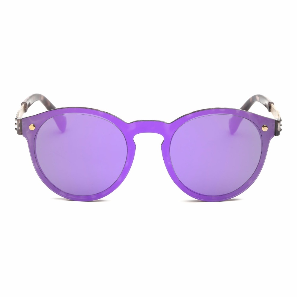 VENETIAN - POLARIZED RIMLESS MIRRORED SUNGLASSES
