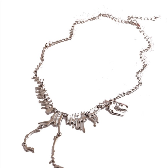 Silver T-Rex Necklace - Picture 2 of 3