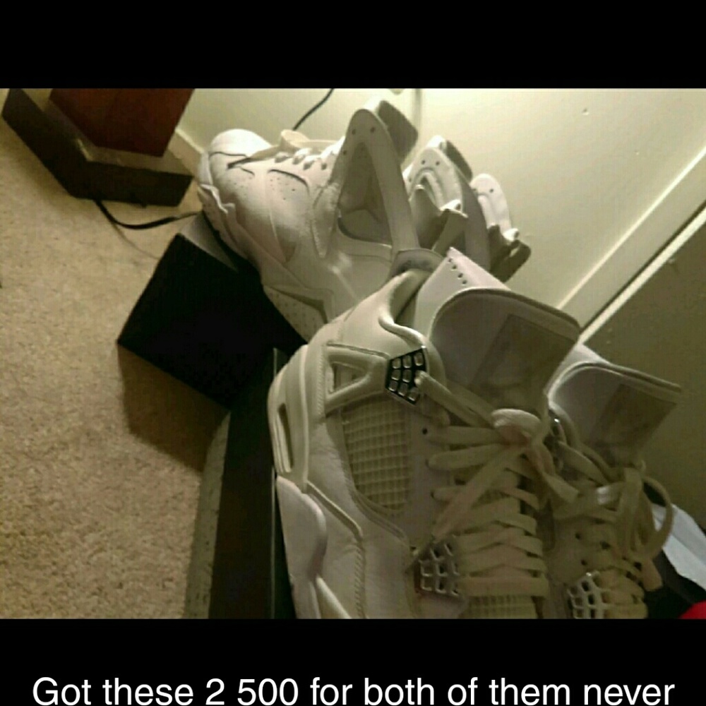 All white bundle Jordan