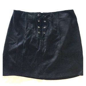 Black Velvet Skirt