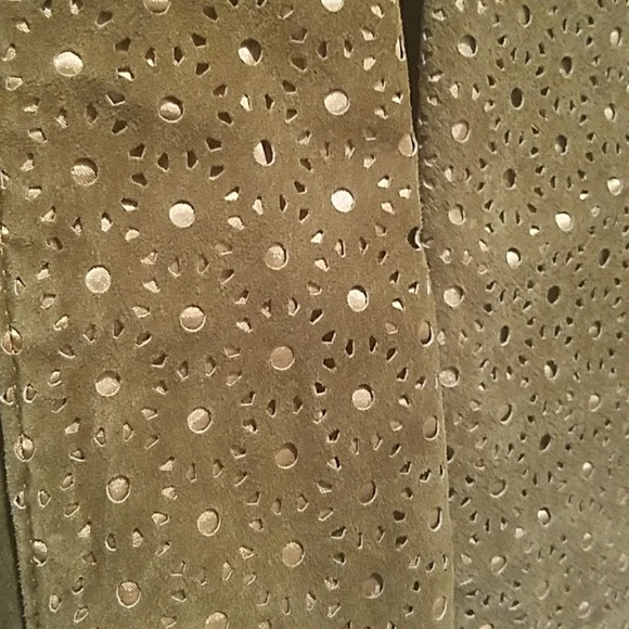 IMAN Green Leather Jacket - Picture 5 of 6