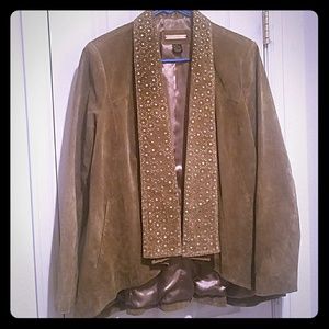 IMAN Green Leather Jacket