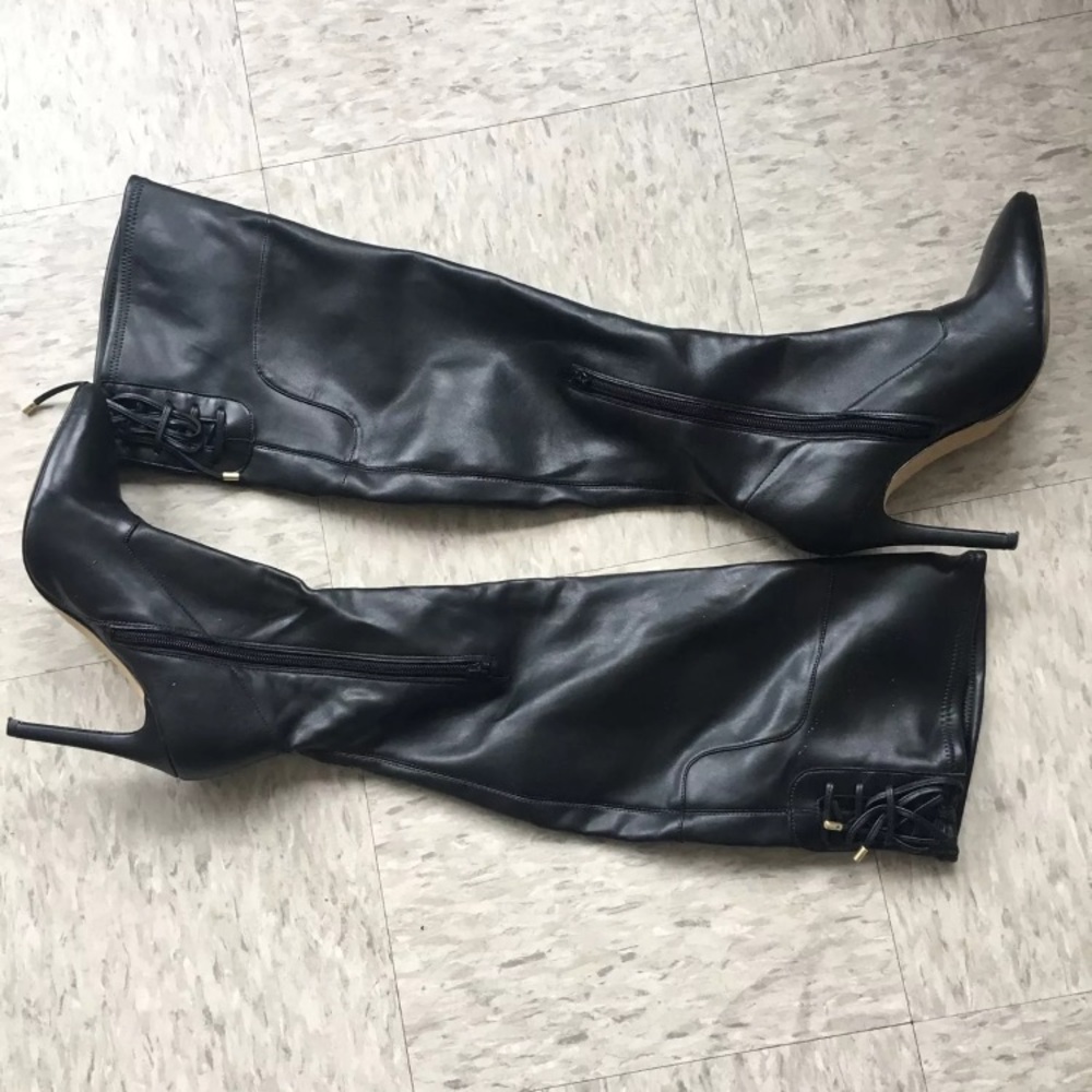 Guess Black Knee Boots Sz 8.5