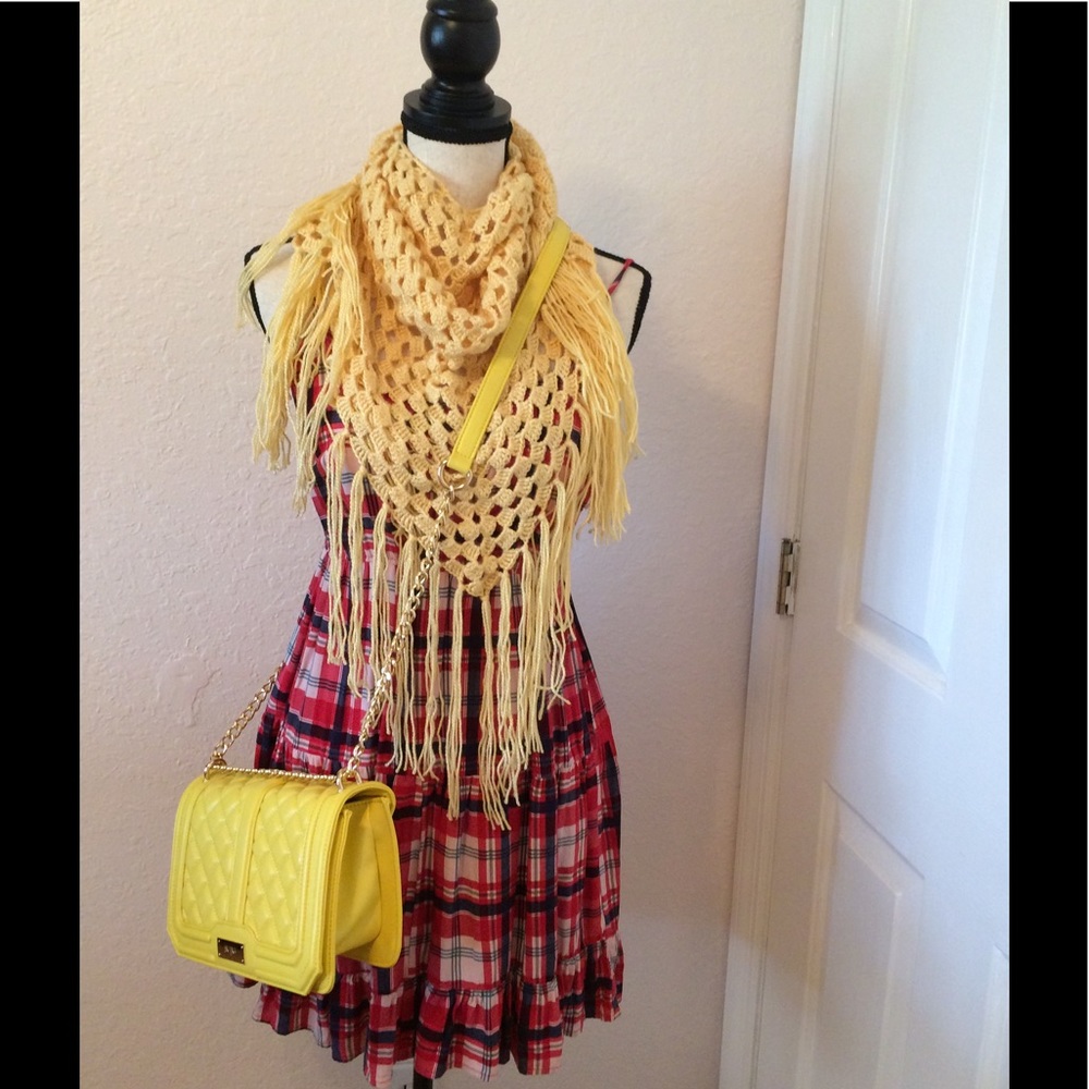 🍁 Fall Trendy Triangle Scarf Crochet Handmade - Picture 4 of 8