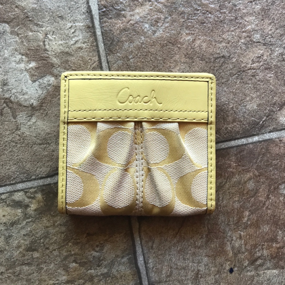Small authentic coach wallet
