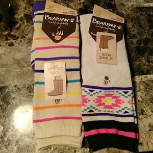 NWT Bearpaw Boot Socks