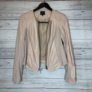 The Limited Light Blush Moto Jacket
