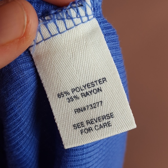 Blue tank top - Picture 4 of 4