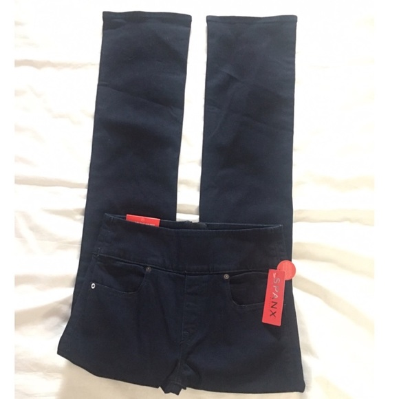 Spanx Signature Waist Boot Cut Jeans Shaping Denim - Picture 2 of 4