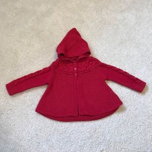 Baby Gap hooded sweater Cardigan