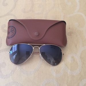Ray Ban Polarized Aviator Sunglasses
