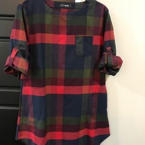 CUPSHE PLAID DRESS/TUNIC
