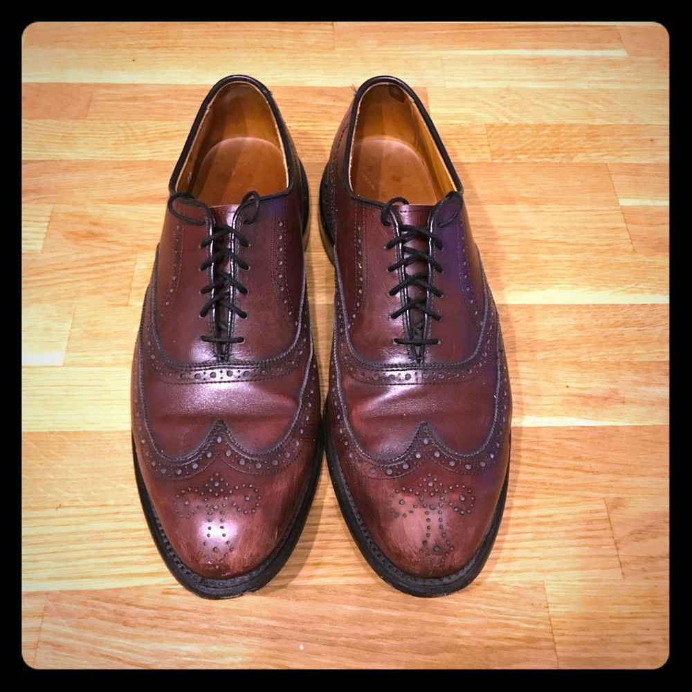 Allen Edmonds Chester Wingtip Shoes size 10
