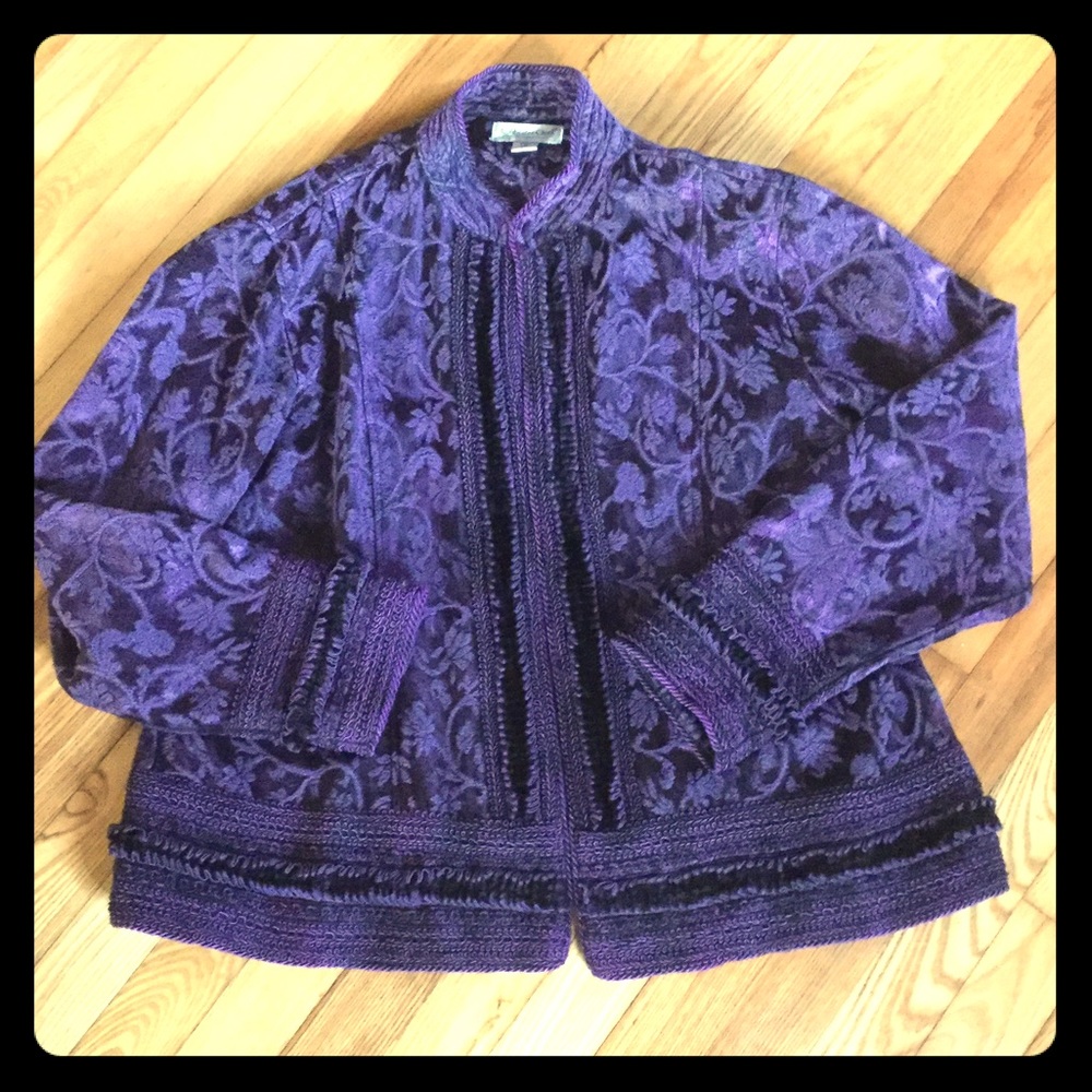 Coldwater Creek Brocade Jacket