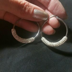 $20 crystal fashion hoops