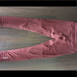 Reebok Burgandy Speedwick Leggings