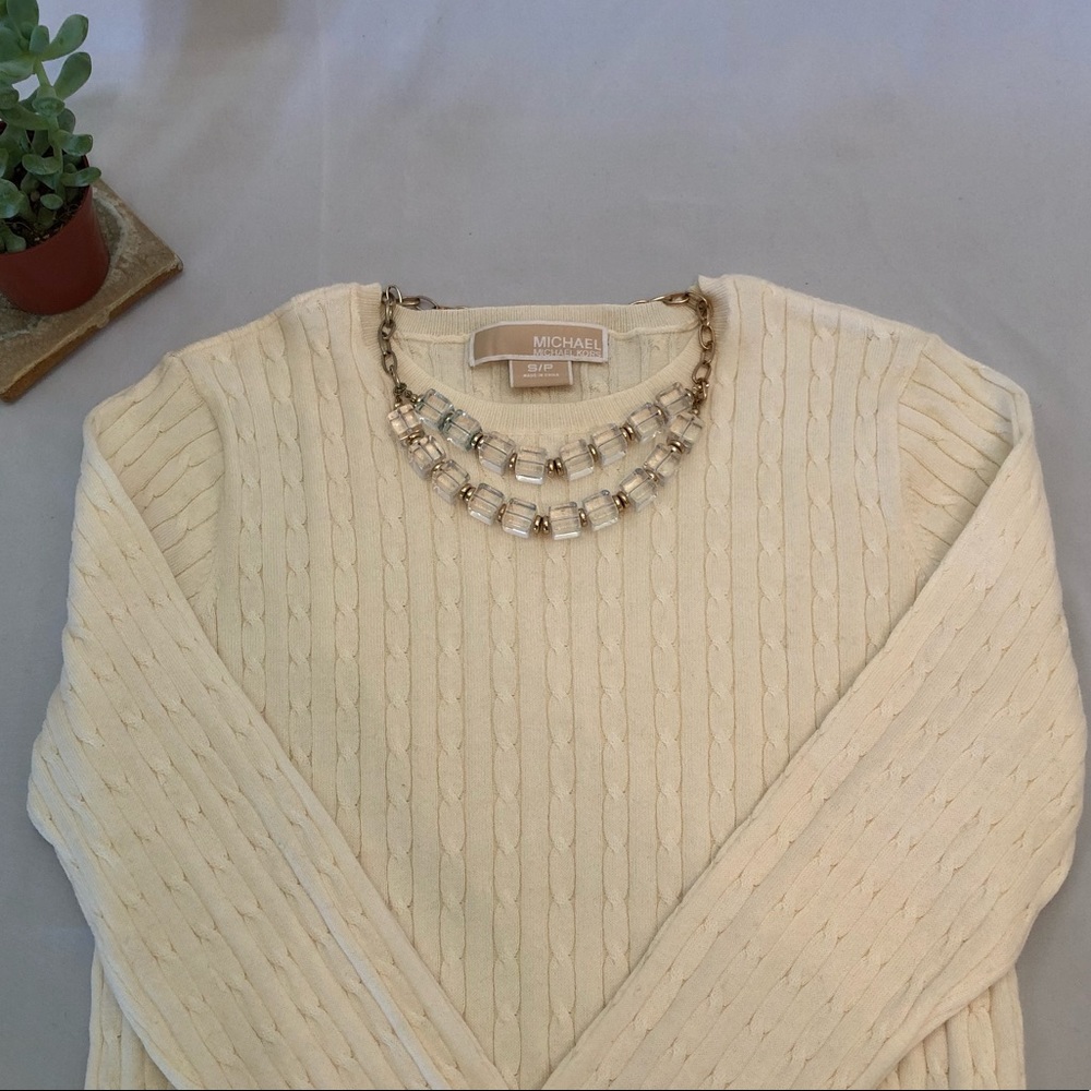 NWOT Cream Michael Kors Sweater ❤️