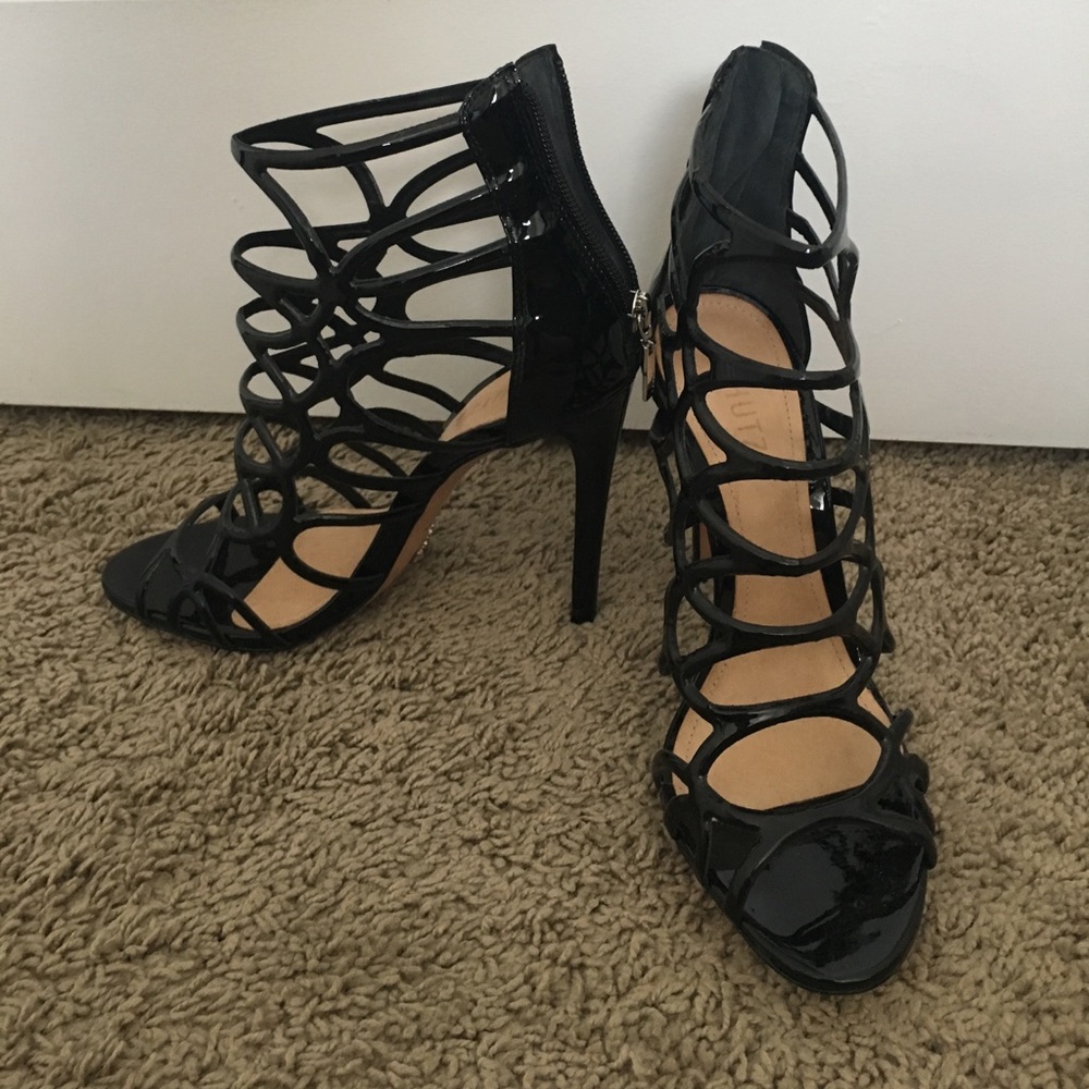 Schutz black heels