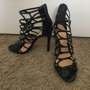 Schutz black heels