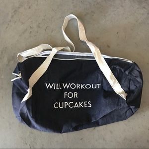 NEW Private Party Denim Gym Bag