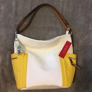 NEW Rossetti white daffodil convertible bag