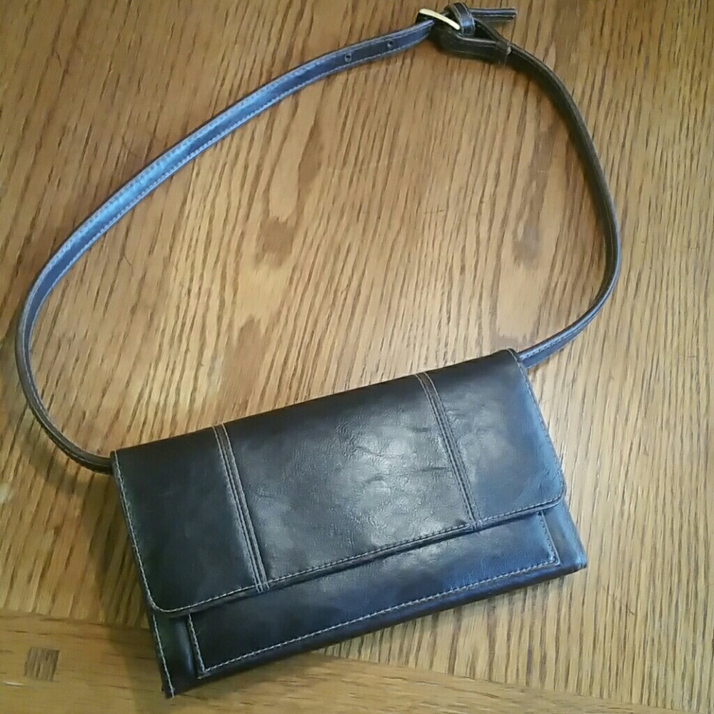 "Brown Vegan Leather Wallet"