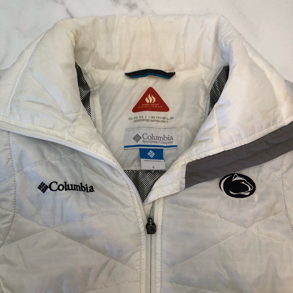White Penn State thermal vest 🏈
