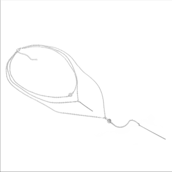 Silver MultiLayer Necklace - Picture 6 of 8